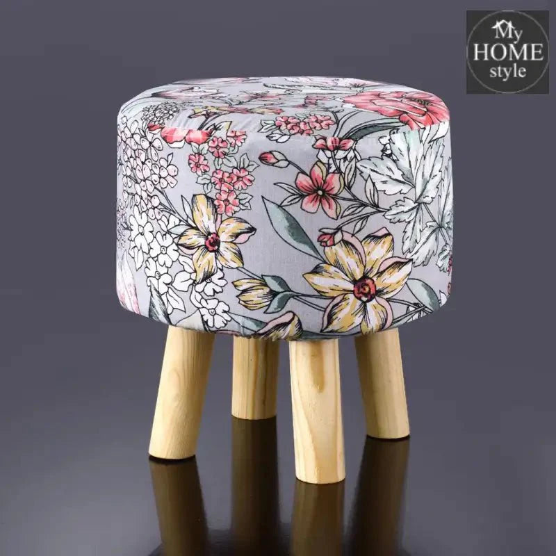 Wooden stool round shape-466