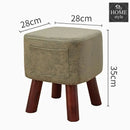 Wooden stool Square shape With Pocket -161 Large