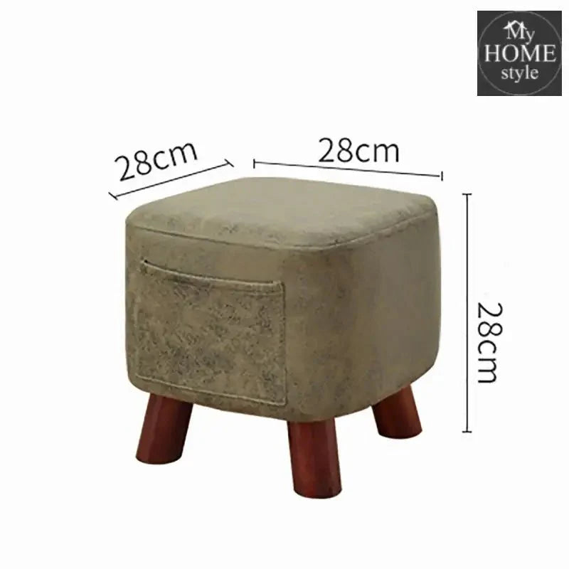 Wooden stool Square shape With Pocket -162 Small