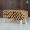 Wooden stool Two Seater-109