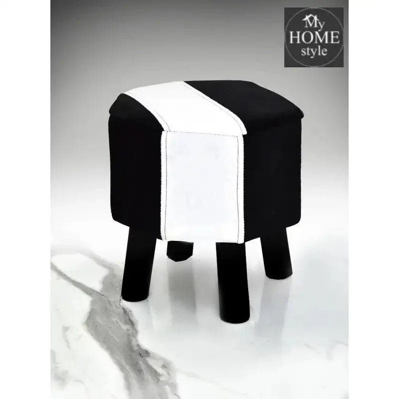 Wooden stool Velvet Round Shape- 1247