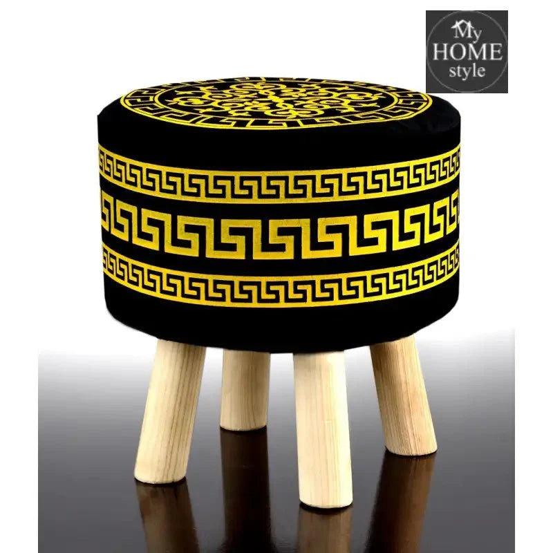 Wooden stool Vercase Design round shape-686