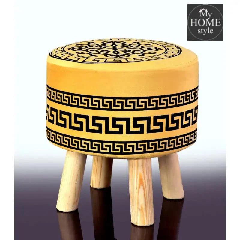 Wooden stool Vercase Design round shape-735
