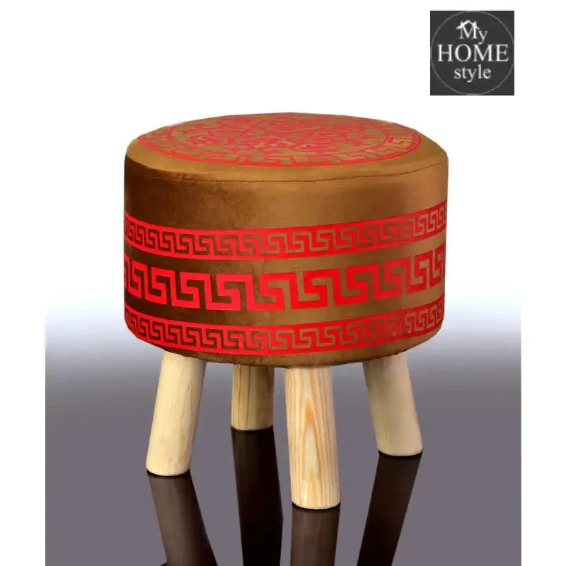 Wooden stool Vercase Design round shape-738