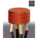 Wooden stool Vercase Design round shape-742