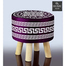 Wooden stool Vercase Design round shape-743