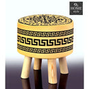 Wooden stool Vercase Design round shape-744