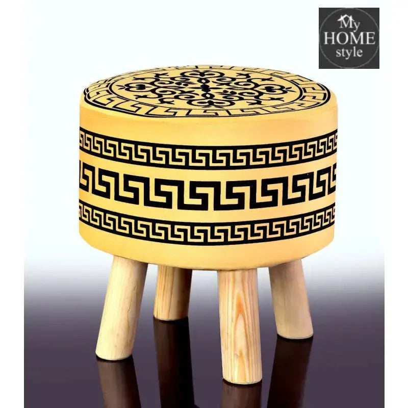 Wooden stool Vercase Design round shape-744