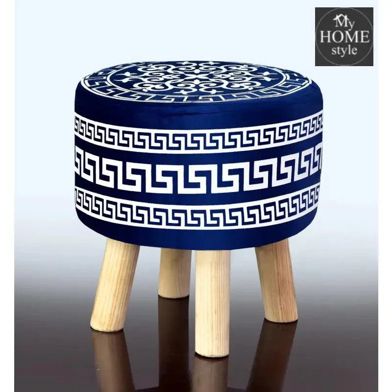 Wooden stool Vercase Design round shape-745