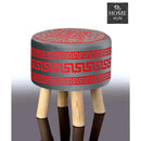 Wooden stool Vercase Design round shape-746