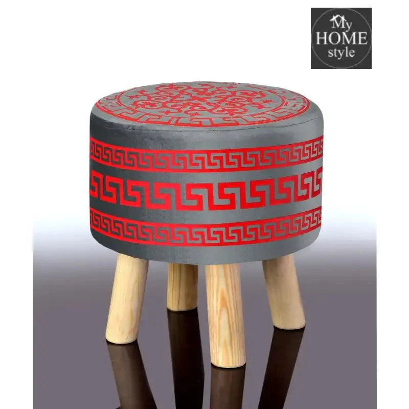Wooden stool Vercase Design round shape-746
