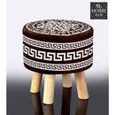 Wooden stool Vercase Design round shape-747