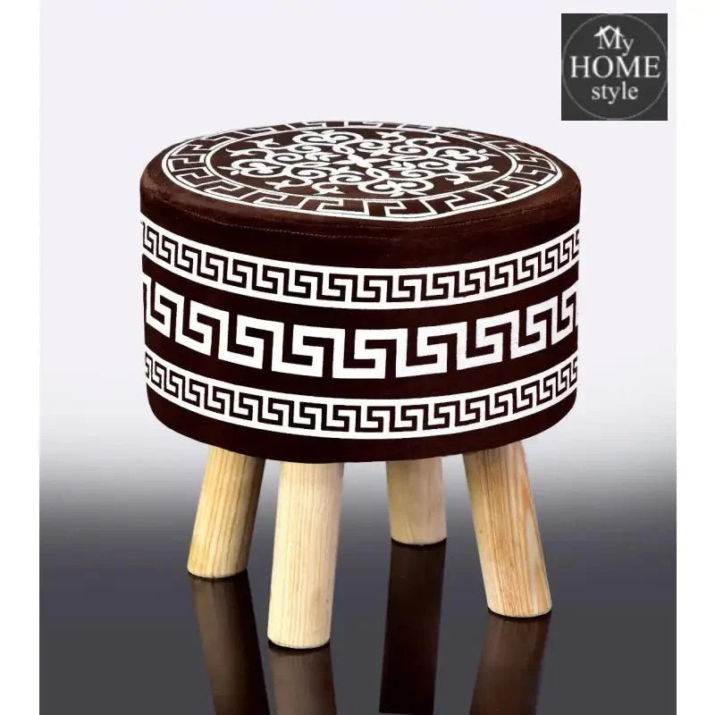 Wooden stool Vercase Design round shape-747