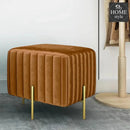 Wooden stool With Steel Stand -199