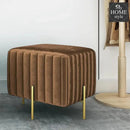 Wooden stool With Steel Stand -201