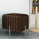 Wooden stool With Steel Stand -206