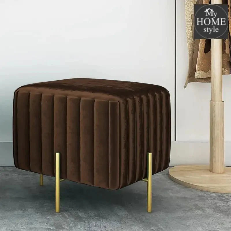 Wooden stool With Steel Stand -206