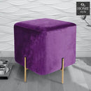 Wooden stool With Steel Stand -207
