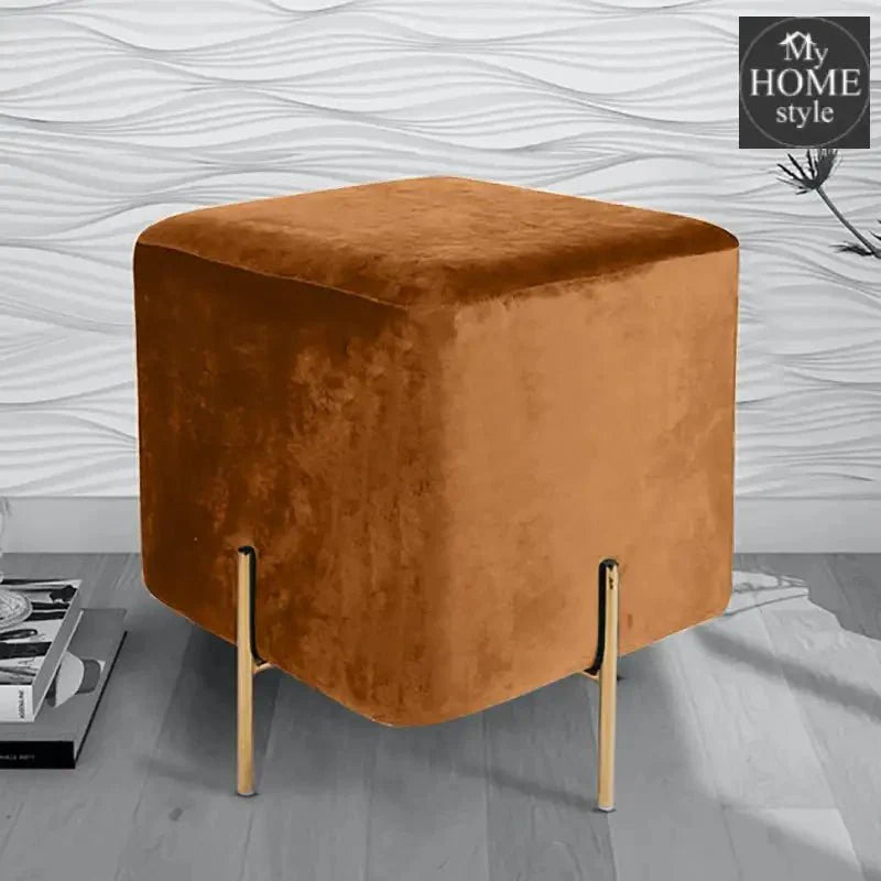 Wooden stool With Steel Stand -208