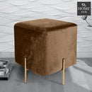 Wooden stool With Steel Stand -210