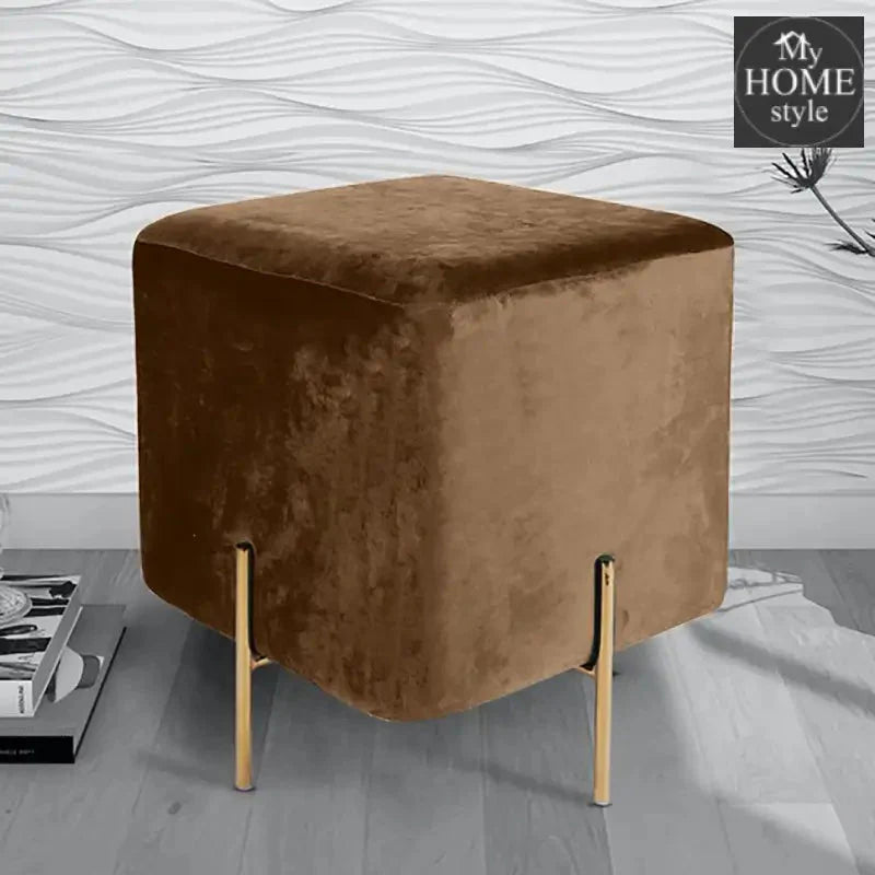 Wooden stool With Steel Stand -210
