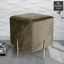 Wooden stool With Steel Stand -211
