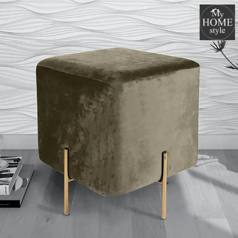 Wooden stool With Steel Stand -211