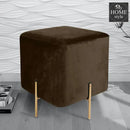Wooden stool With Steel Stand -212