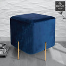 Wooden stool With Steel Stand -214