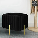 Wooden stool With Steel Stand -263