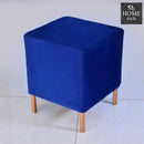 Wooden stool With Steel Stand -296