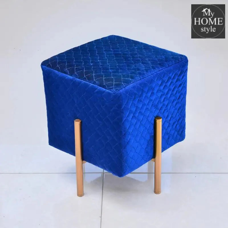 Wooden stool With Steel Stand -298